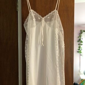 White long nightgown